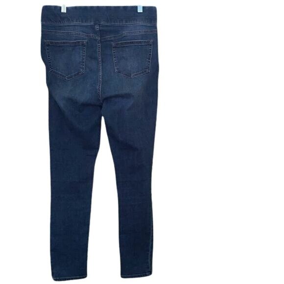 Westport Womens Pull-On Denim Jeans Size 10 Stretch Waistband Dark Wash - Picture 8 of 11